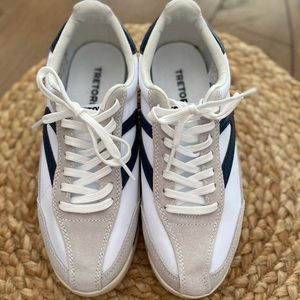 Tretorn Womens Rawlings White/Navy Sz. 7
